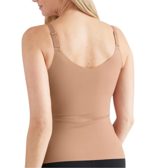 Knix Nude Luxe Lift V Neck Wireless Bra Tank - Picture 2 of 9